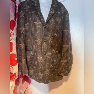 Cinque blazer floral sports coat classy dress suit jacket